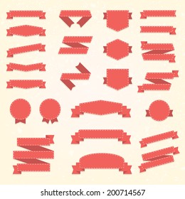 Vector set of design elements