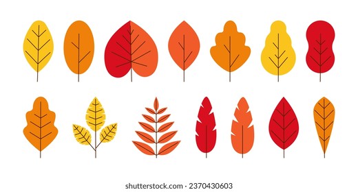 Vector  set of design elements, autumn sale - bright vibrant banner, poster, cover design template, with yellow and orange leaves

