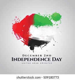 vector set of design elements labels badges on the theme of independence Day of the United Arab Emirates. happy national day