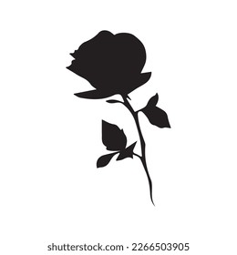 Vector set of detailed, isolated outline Rose bud sketches in black color.
Vector illustration for design on white background.
