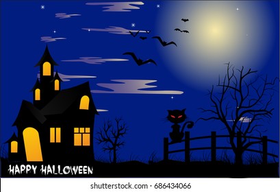 Vector Set Of Different Halloween Elements And Characters Isolated