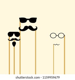Vector set of different male