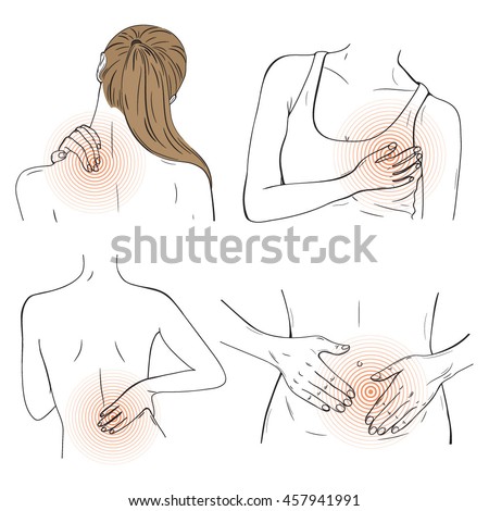 breast neck pain Nude slim wives