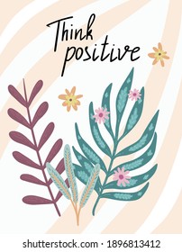 Vector Set of different plants isolated on white. Flowers and leaves collection for creating branding projects, logos, handmade craft items, web pages, magazine illustrations, notebook and book covers