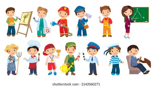 6,284 Children's Professions Images, Stock Photos & Vectors | Shutterstock