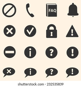 Vector Set of Digital Devices Icons. Laptop, Monitor, PC, Mobile, Smart Phone, Tablet, Game Consol, Audio Player, Headphones, Camera, Joystick, SIM-card, Memory Card, Printer, Scanner.