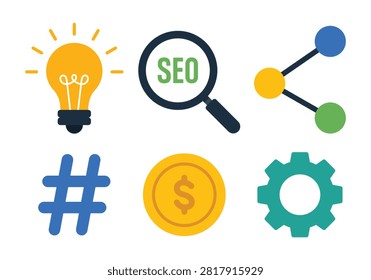 Vector Set of Digital Marketing Icon