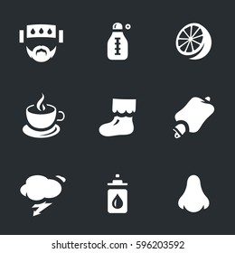Vector Set of Disease Icons.