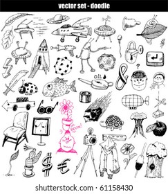 vector set - doodles