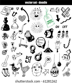 vector set - doodles