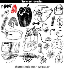 vector set - doodles