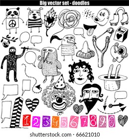 vector set - doodles