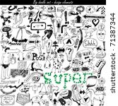 vector set - doodles - arrows & design element