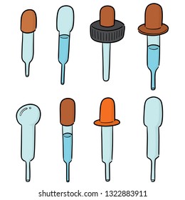 vector set of dropper