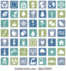 Vector Set of Ecologic Icons