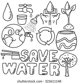 vector set of ecology icon