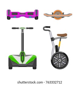 Vector set electric and Alternative Eco Transport.