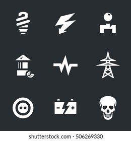 Vector Set of Electricity.
