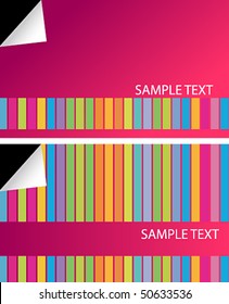 Vector set of elegant abstract business background