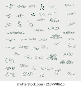 Vector set of element design for graphical item