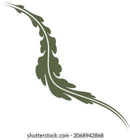 Vector set elements for design flowers and ornaments floral