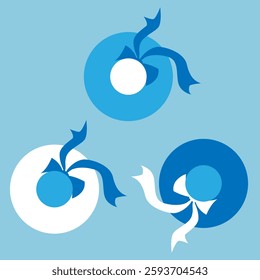 vector set of elements, vacation at sea, rest and leisure