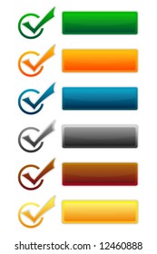 Vector: Set of elements, white background