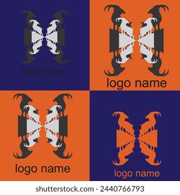 Vector set of emblems for seafood restaurant, cafe, bar, restaurant.