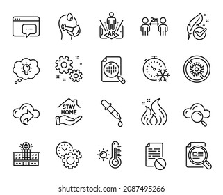 Vector Set Of Energy, Hypoallergenic Tested And Wrong File Line Icons Set. Cloud Computing, Sick Man And Chemistry Pipette Icons. Stop Coronavirus, Cloud Share And Check Article Signs. Vector