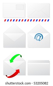 vector set of envelopes