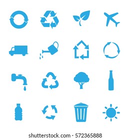 Vector Set Of Environmental / Recycling Icons