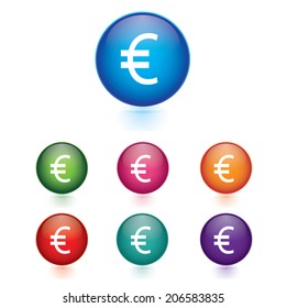 Vector - Set of euro icons