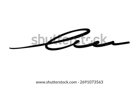 Vector set of fake hand-drawn autographs and signatures. Scribble pen and marker style. Handwritten doodle signature collection for certificates, documents, and business design.