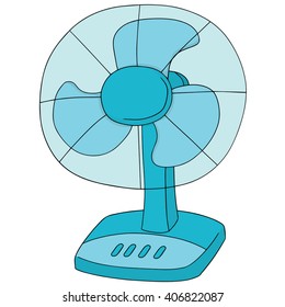 vector set of fan