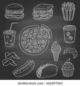 9,033 Chalkboard Fast Food Images, Stock Photos & Vectors | Shutterstock