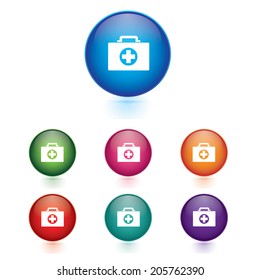 Vector - Set of first aid icons