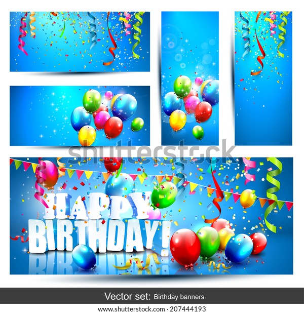 Birthday Party Banner (5 Colour option)