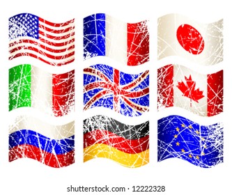 Vector set of flags