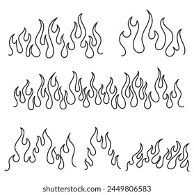 Vector de fuego, Clipart de fuego