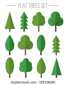 Vector set of flat trees