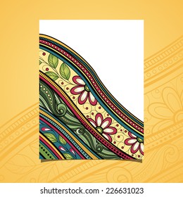 Vector Set of Floral Banners. Place for text