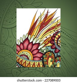 Vector Set of Floral Banners. Place for text