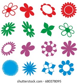 Vector Set Floral Calligraphic Design Elements Stock Vector (Royalty ...