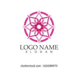 Vector - Vector set of floral patterns on a white background
