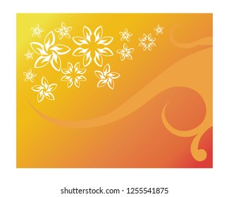Vector - Vector set of floral patterns on a white background
