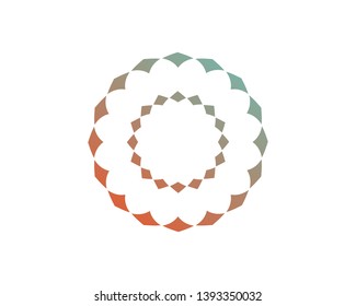 Vector - Vector set of floral patterns on a white background
