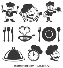 Vector set. Food concept.