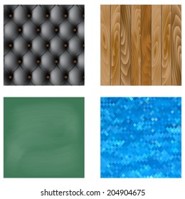 Vector set with four textures