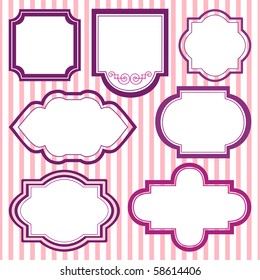Vector set of frames