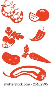 vector. set of fruit